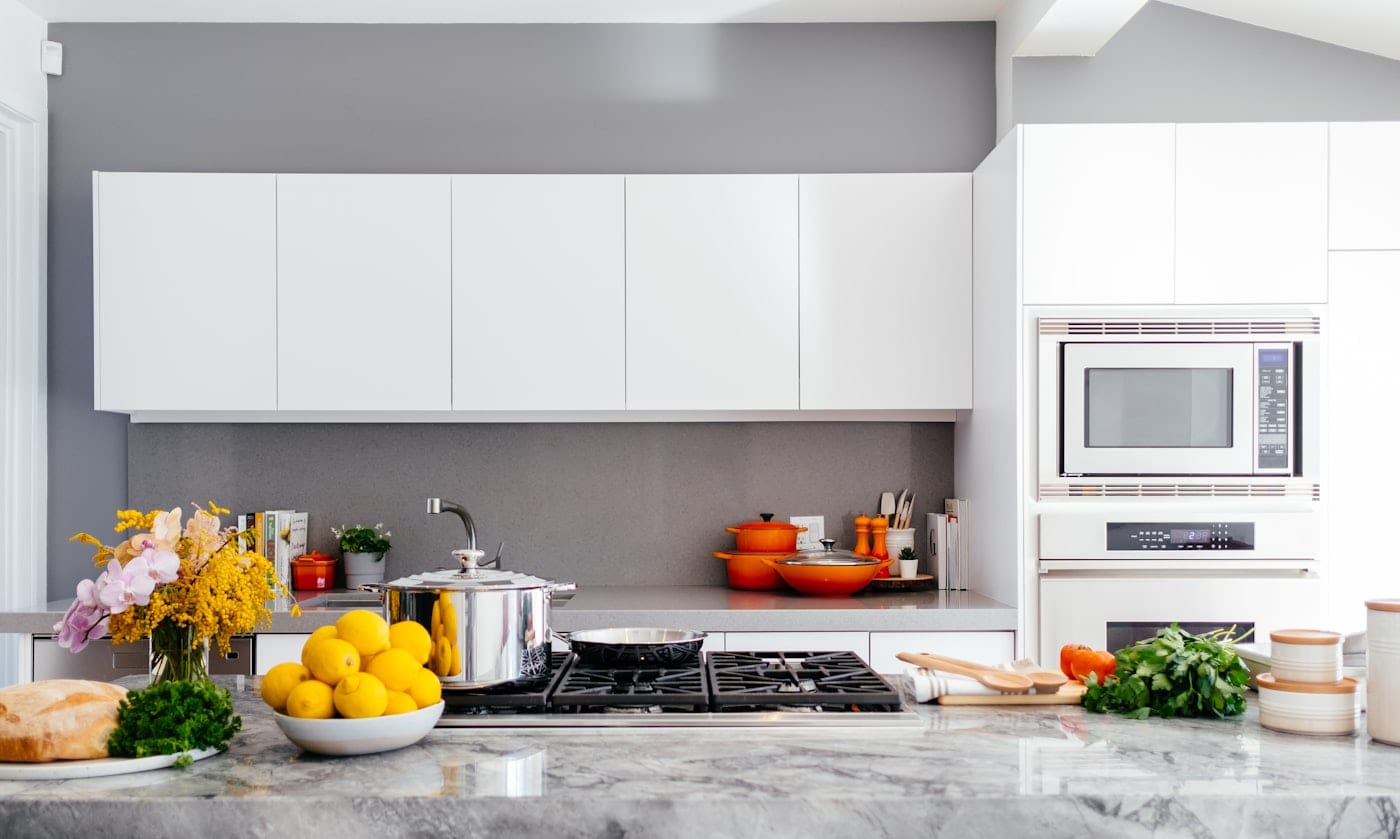 A warm, homely kitchen in a rental across Sydney's inner west.